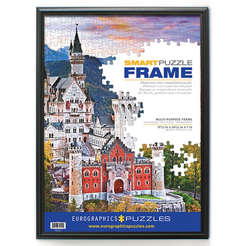 Imported Quality Puzzle Box Imitation Solid Wood Puzzle Frame Hung Wall Mounted 1000 Pieces Puzzle Framed