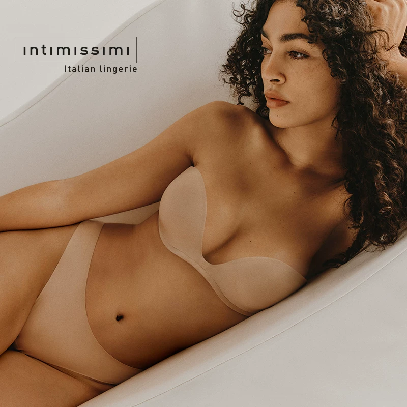 Бюстгальтер Intimissimi Yishuman бесшовный трубчатый топ MONICA с регулируемыми плечевыми лямками, цельный бюстгальтер RIF49M