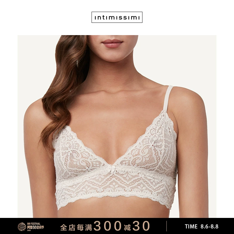 Phụ nữ Intimissimi Thời trang châu Âu Áo ngực tam giác ren gợi cảm RSD89E 2280 - Push Up Bras