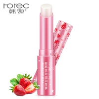 Han Wei Strawberry Color Moisturising Lip Balm Giữ ẩm Desalination Lip Pattern Lip Balm Lip Care dưỡng môi laneige