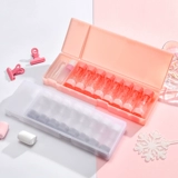 Невидимые маленькие портативные очки, милая система хранения, коробка, простой и элегантный дизайн