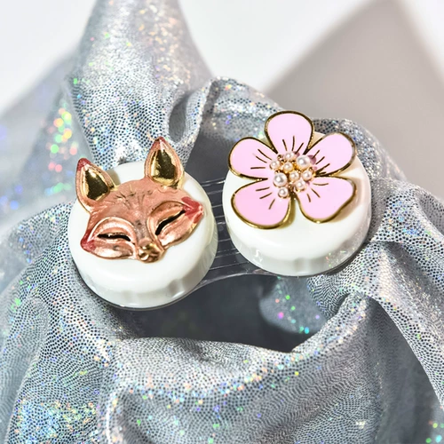 Невидимые брендовые портативные очки, двойная милая система хранения, простой и элегантный дизайн