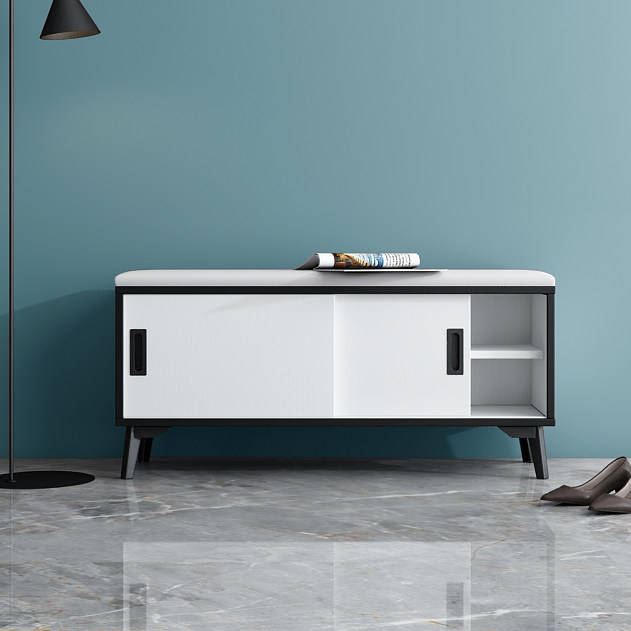 Changing shoe stool home door light luxury shoe cabinet into the home modern minimalist can sit wearing shoe stool sliding door whole bench