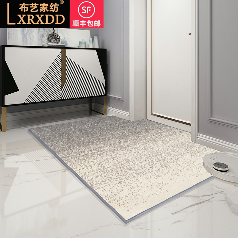 LXRXDD floor mat door mat modern minimalist entrance carpet entry door vacuuming foot mat living room hallway non-slip mat