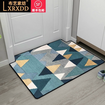 LXRXDD Home ground mat door cushion in door entrance door Entrance Door Closed Mat Living-room Door Hall Nordic Rug Mat Suction