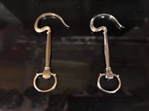 Embroidered eye bird cage special plate cage hook crane head child arm phosphor bronze white copper optional handle tenon cage special hook