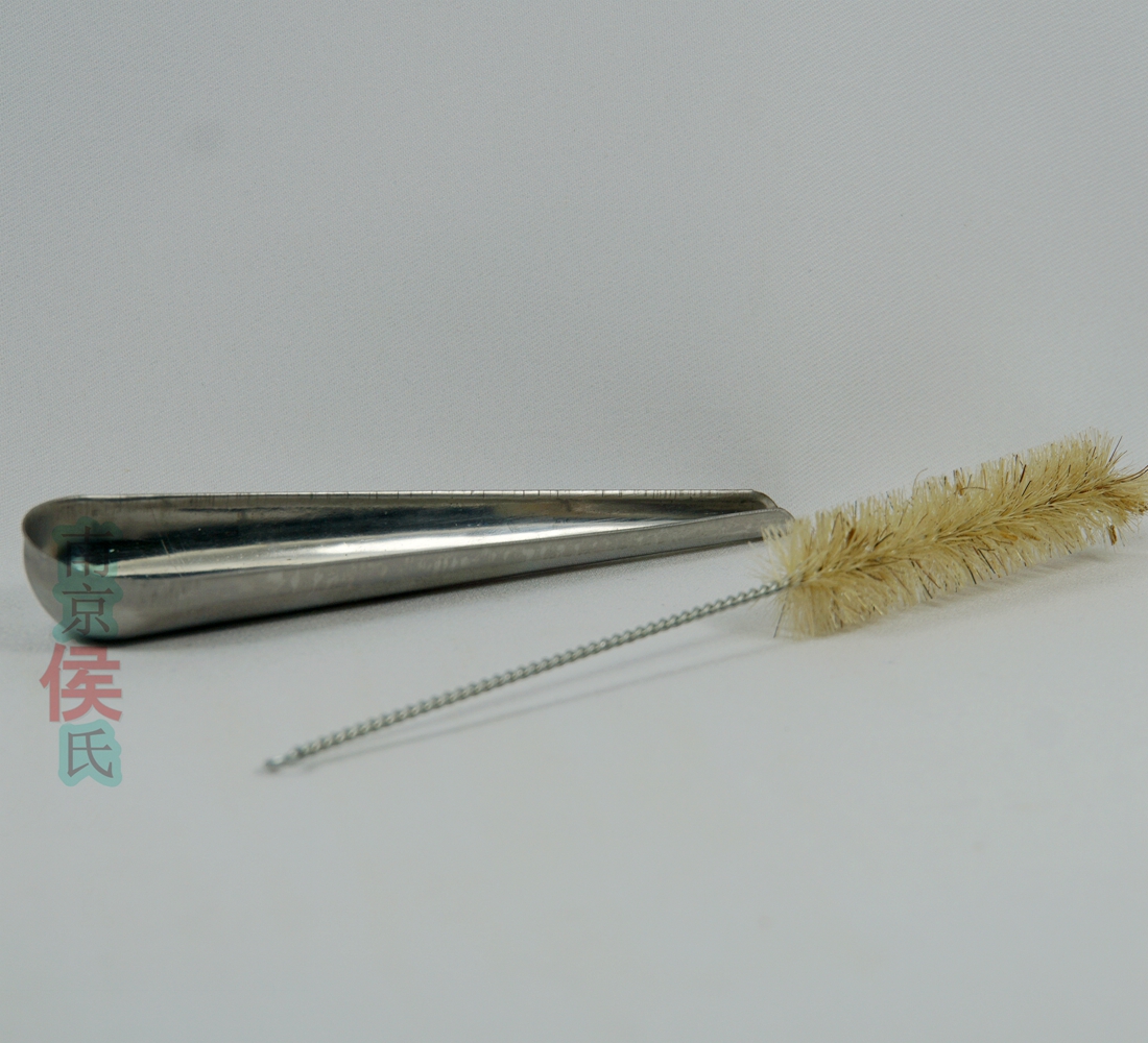 Nanjing Hou's embroidered bird cage accessories Stainless Steel Plus Dieter Drinking Sprinkler Special Hairbrush Feeder stainless steel