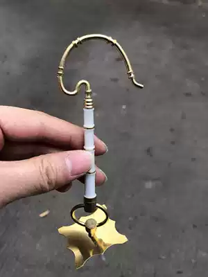 Embroidered Eye Six Ding Dark Green South Cage Bright Cage adhesive hook White) Material Pure Brass Inlay Resin Beautiful and Durable