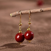 Judo Earl Decorated Round Pearl Earbuds Rose with Ears Nails Auspicious and original Mine High Purity Earline Female Bestie