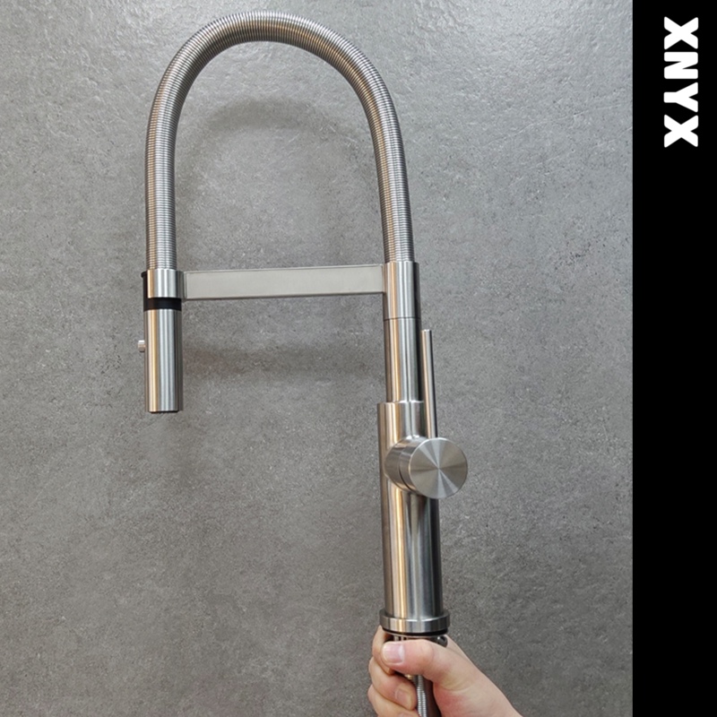 Xining Premium Selection | Lead-Free Sus304 Stainless Steel Kitchen Spring Swivel Anti-Splash Sink Hot and Cold Water Faucet Xining Premium Selection | Lead-Free Sus304 Stainless Steel Kitchen Spring Swivel Anti-Splash Sink Hot and Cold Water Faucet