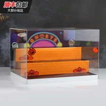 Crystal Colour POPMART Bubble Mater Small Sweet Bean Essence Halloween Monster Genie Themed Handout Blind Display Case