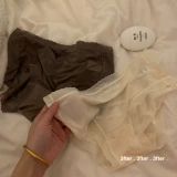 Делюсь коллекцией Fairy: «Мне это так нравится~ Девичье, дышащее, телесного цвета тонкое нижнее белье средней посадки из ледяного шелка для женщин».