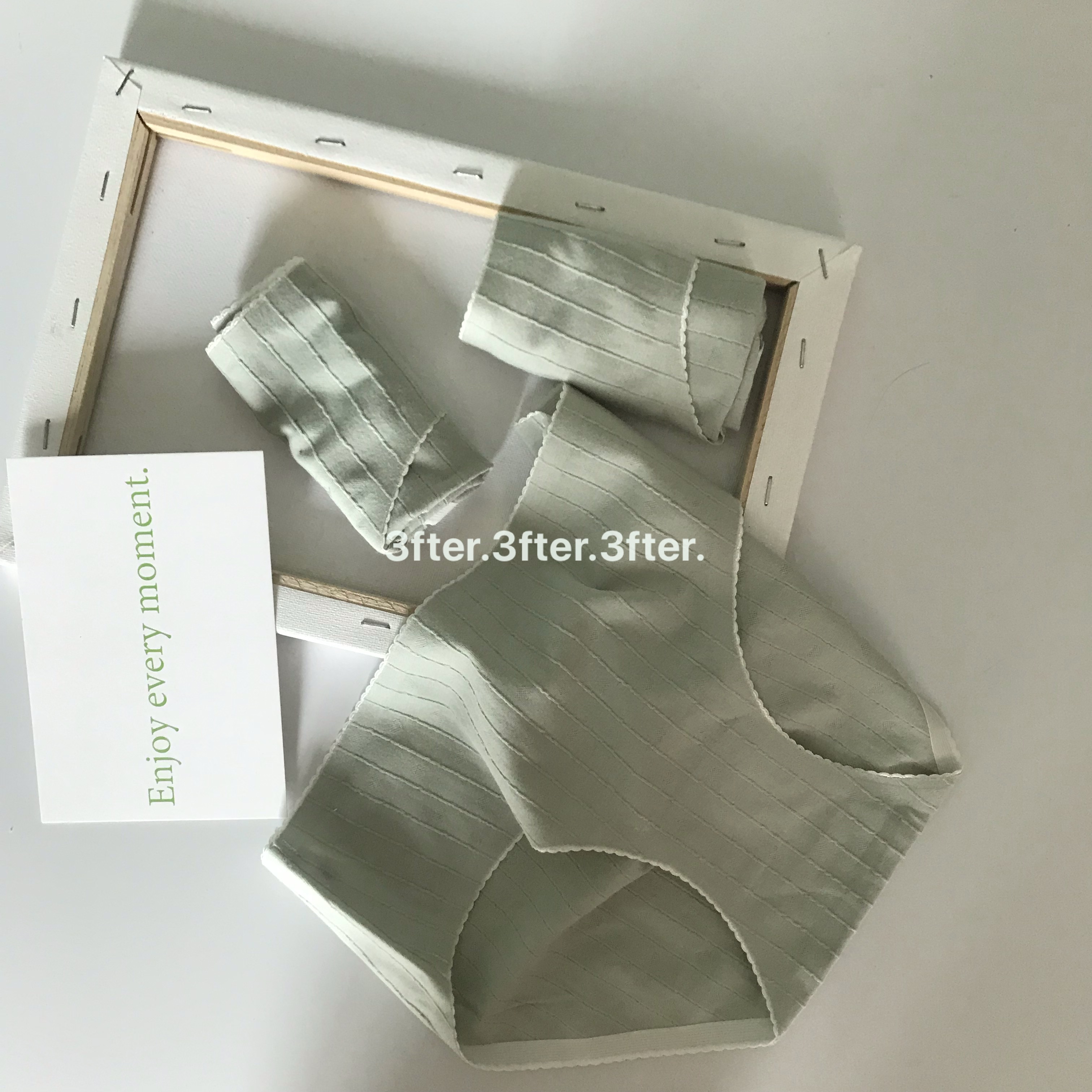 3fter shop owner self greens pure cotton top peak with super comfortable pure cotton veneered underpants female