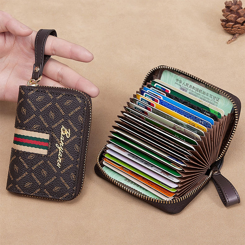 Card Holder for Women, Large Capacity, Multiple Card Slots, Exquisite and High-End, 2026 New Model, Anti-Magnetic, Compact Wallet, Integrated Document Storage Card Holder for Women, Large Capacity, Multiple Card Slots, Exquisite and High-End, 2026 New Model, Anti-Magnetic, Compact Wallet, Integrated Document Storage