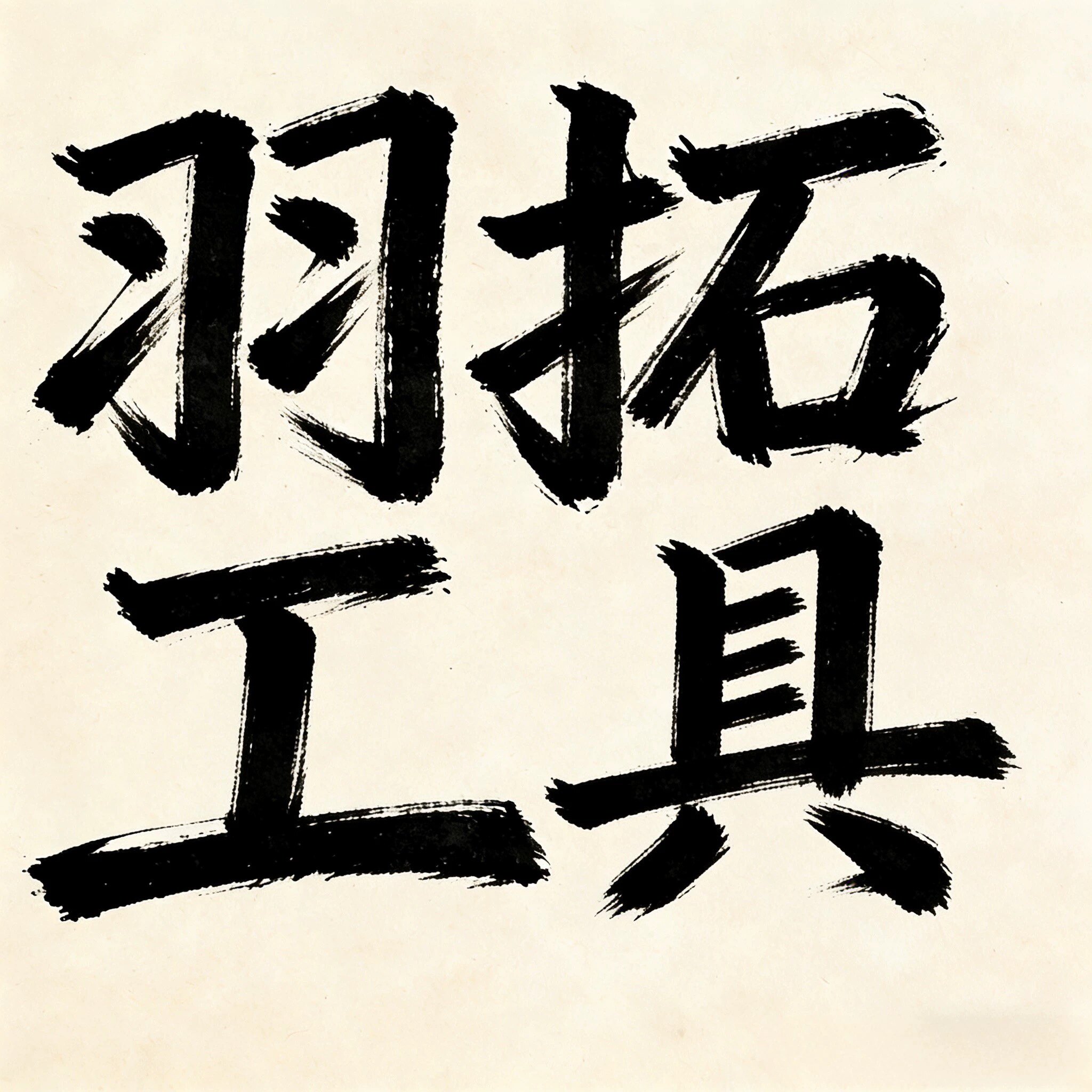 羽拓五金农机店的LOGO