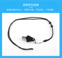 Lanyard neck rope safety anti-lost rope outdoor survival referee competition whistle sweat-absorbing and moisture-absorbing lanyard 2 pieces