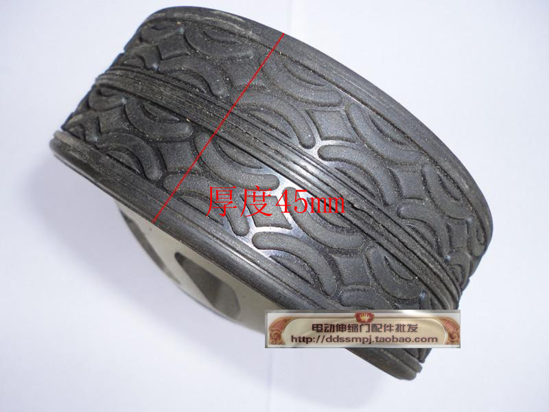 Red Automatic Door Wheel Red Technical Metal Rubber Head Wheel Open Door Drive Wheel Red Wheel