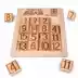 Three Kingdoms Digital Huarong Road Puzzle T Word Fan Brain Math Puzzle Intelligence Intelligence Block Slider Puzzle đồ chơi bằng gỗ Đồ chơi IQ