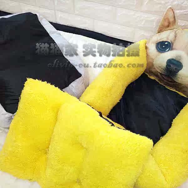 Gọi cho tôi đôi mắt lớn tổ mèo mèo Teddy gấu chó nhỏ nệm chó schnauzer chó kennel cần thiết hàng ngày - Cat / Dog hàng ngày Neccessities Khay thức ăn cho mèo