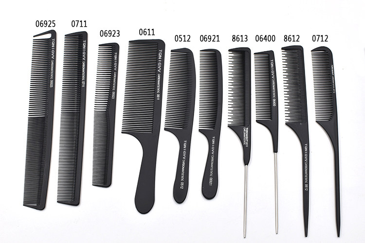 Beauty Hair Comb Home Lady Beauty Makeup Tools Antistatic Comb Hairdressage use pointed tail comb Comb Dual-use Comb