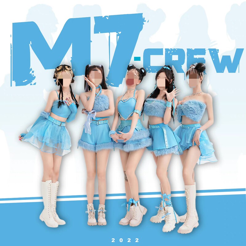 Performance Outfit M7 Girl Group Same Style Jazz Korean Dance Suit Stage Outfit Fashion Modern New Model Commercial Performance Stage Costume