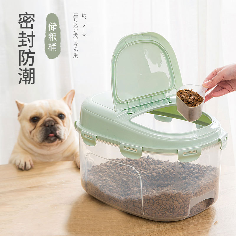 Pet Storage Bucket Dog Food Cat Food Cat Food Seal Moisture Preservation Preservation Storage Barrel Box Pet Supplies Containing box Fermented Barrel-Taobao