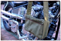 Heavy canvas wash for old students commuted fashion postman locomotive bicycle bag