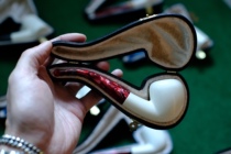 Turkish M D Meerschaum Medium Hammer Pipe
