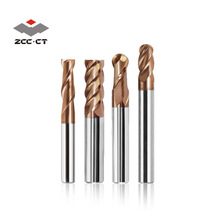 Zhuzhou high hardness steel grinding alloy end mill HMX series 2E 4E 6E flat head ball end mill