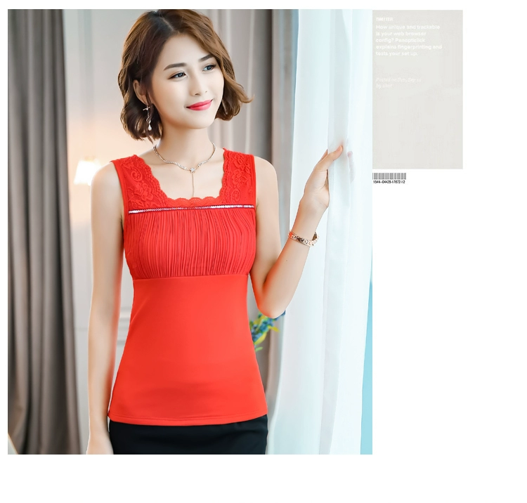 Ren mùa đông lạnh dày cộng với nhung ấm áo yếm vest nữ áo khoác mùa thu quần áo bó sát áo sưởi ấm đồ lót ao kieu dep