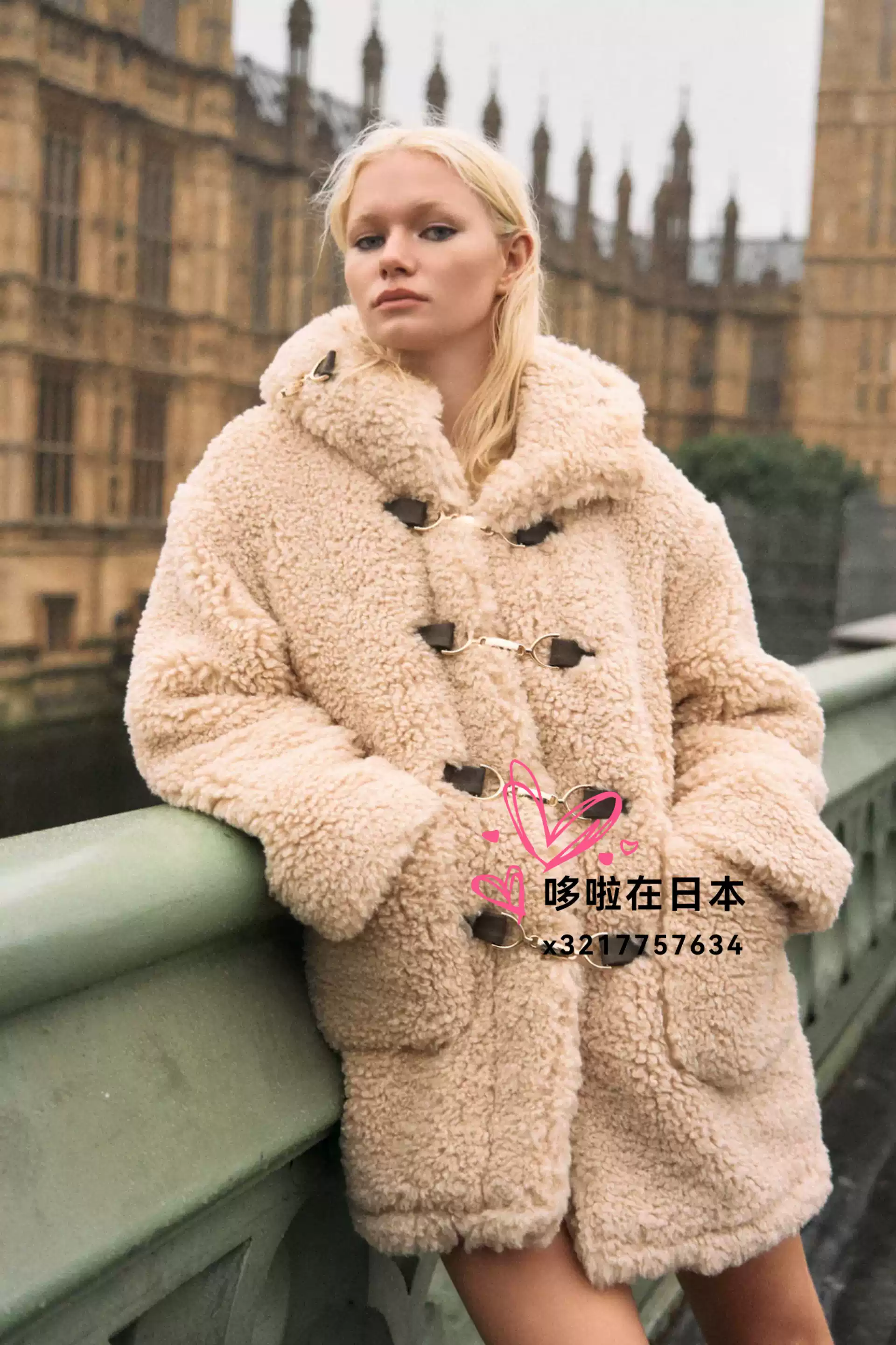 日本代购拼邮包税eaphi 短外套CURVE CUT LINE JACKET