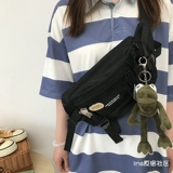 Японская брендовая универсальная сумка через плечо, нагрудная сумка подходит для мужчин и женщин, скейтборд для школьников для велоспорта, поясная сумка для отдыха, в японском стиле, в корейском стиле