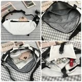 Брендовая японская нагрудная сумка подходит для мужчин и женщин, сумка через плечо для школьников, поясная сумка, Южная Корея, в японском стиле