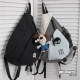 Japanese multifunctional ins large capacity casual chest bag