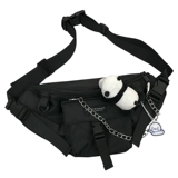 Брендовая японская нагрудная сумка подходит для мужчин и женщин, сумка через плечо для школьников, поясная сумка, Южная Корея, в японском стиле