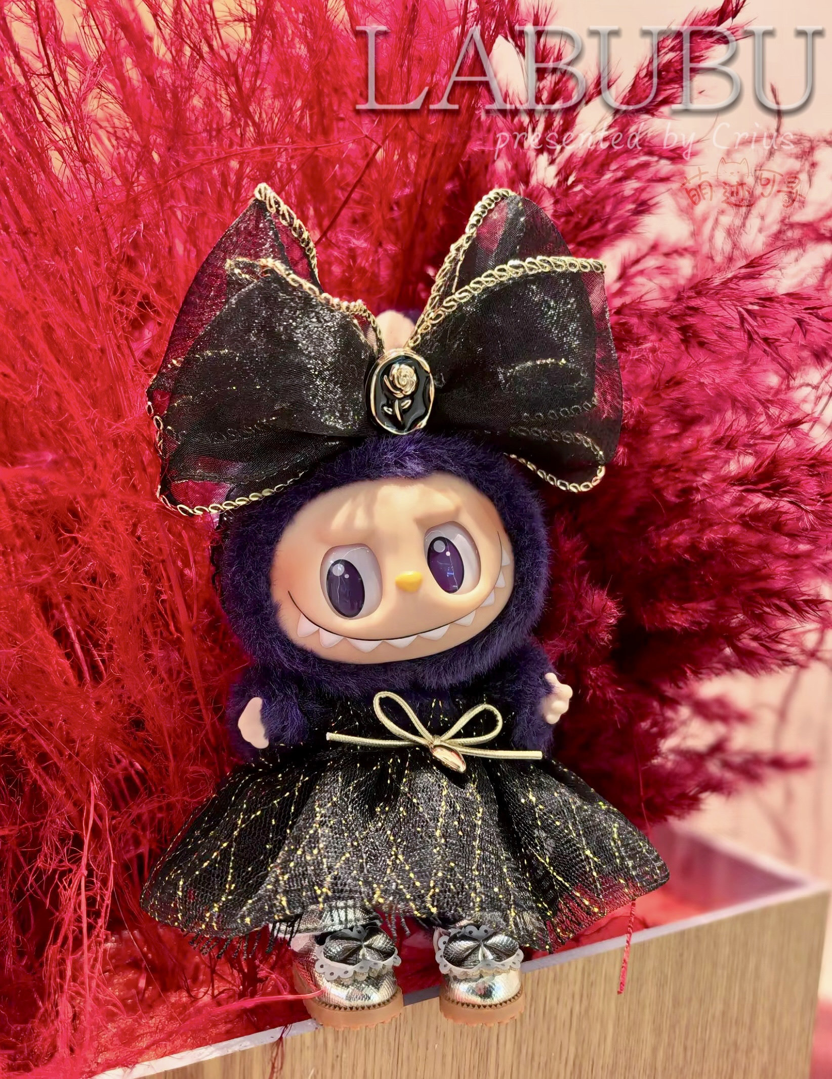 Labubu Clothes – Handmade Princess Puffy Skirt Wedding Bow | nekolulu