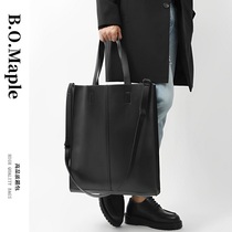 BOMaple корейская мужская сумка-тоут новинка 2024 года сумка через плечо большая вместительная деловая вертикальная сумка через плечо