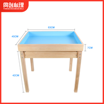 Co-Wound Mental Sand Tray Consulting Room Equipment Children Solid Wood Sand Tray Solid Wood Bracket Waterproof Intima Direct