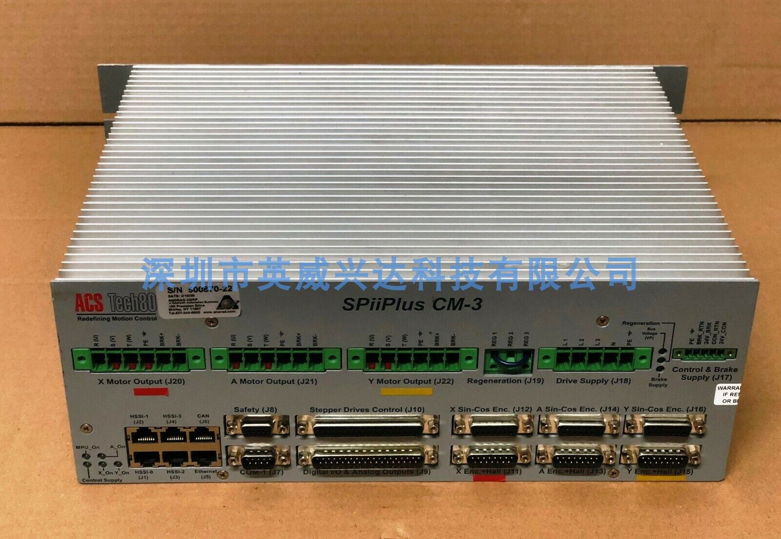 ACS Tech80 SPiiPlus CM-3-A-E-M0 Servo Drive Motor Controller Professional Repair