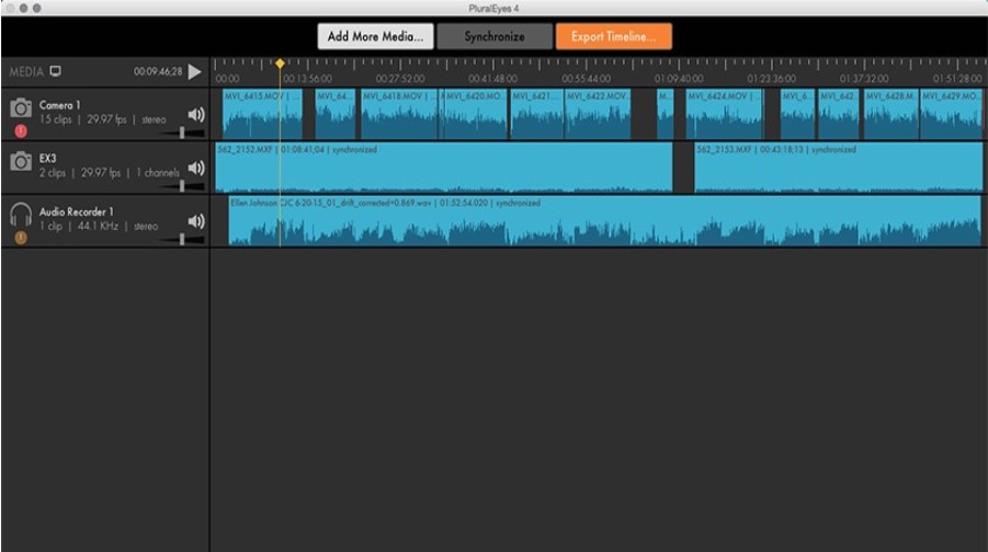 中文汉化-Pr/Edius多机位自动对齐音频视频同步PluralEyes对齐插件支持WIN/MAC