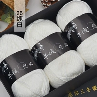 Pure White [стиль вязаной иглы] Подарочная коробка 6 Два упаковки + вязаная игла