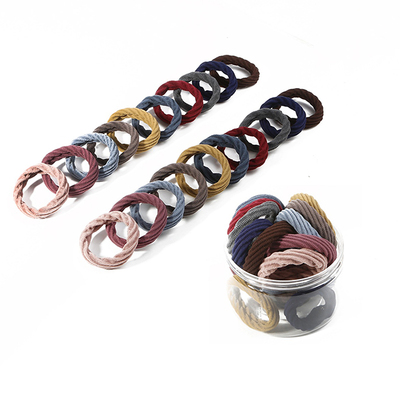 10根混色优诺奇网红头绳加粗高弹力皮筋