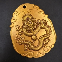 Antiques and miscellaneous tokens hand tags single dragon brands waist tags home craft ornaments bronzeware