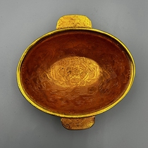 Ancient Play Miscellaneous Wine Brewery Cup Grand Tang Virginity Annual Gold Bronze Instrumental Retro Home Craft Pendulum