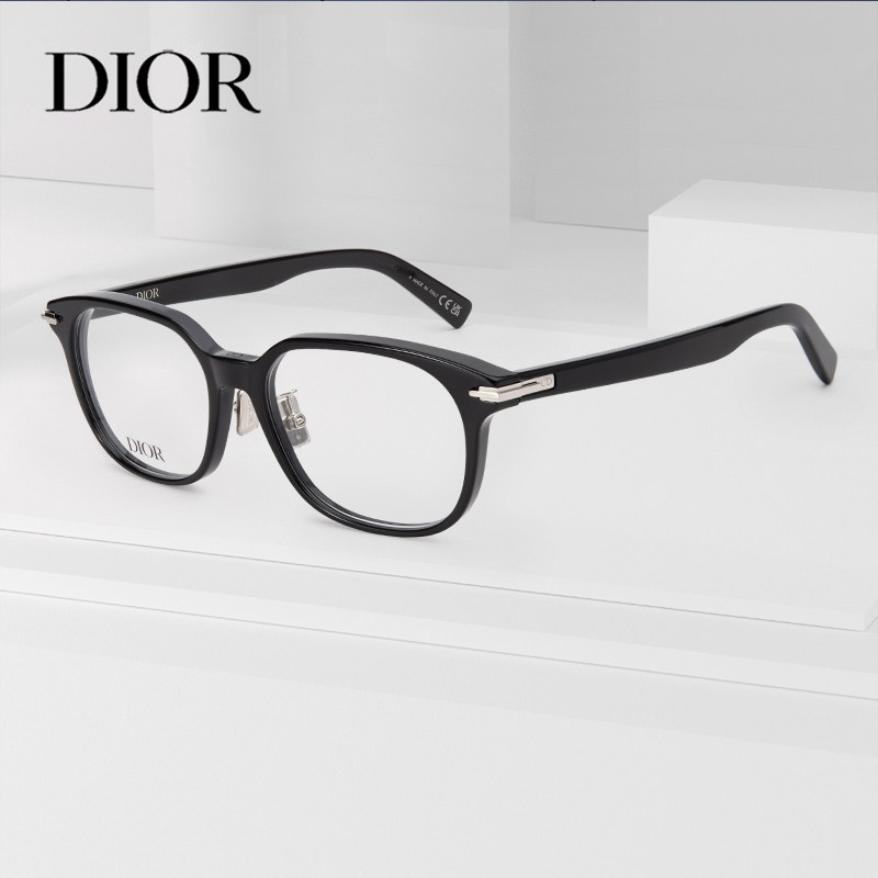 DIOR迪奥正品时尚板材大框眼镜架女DIORBLACKSUITO S25F百搭配镜