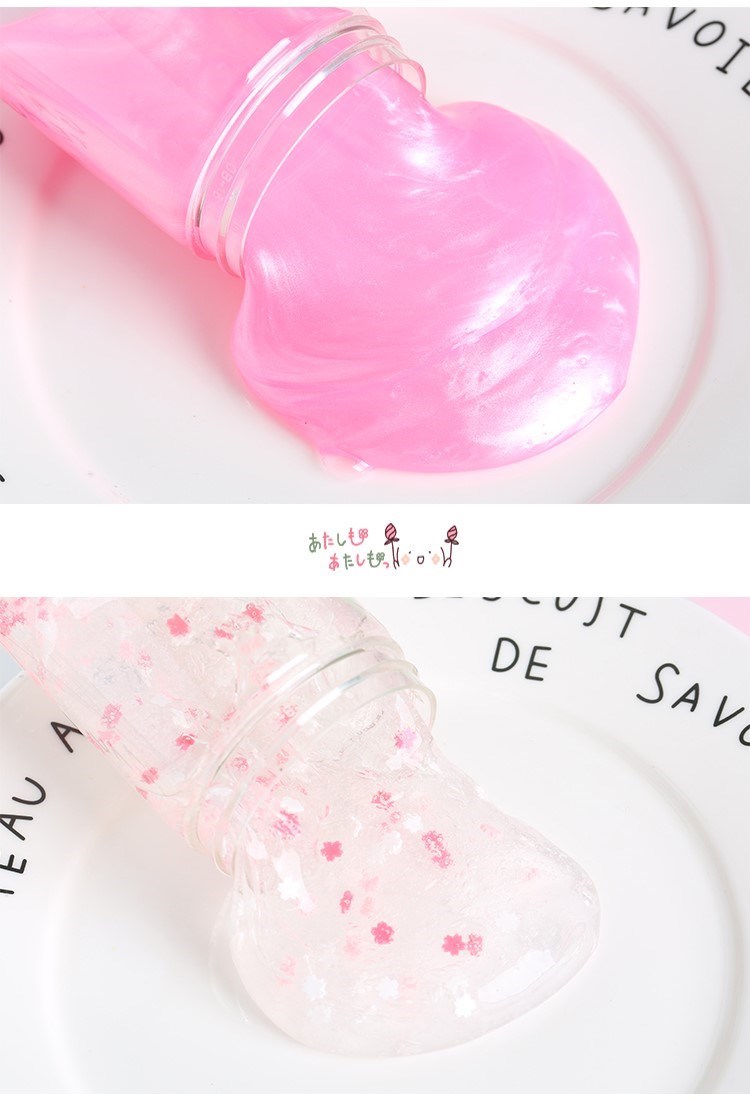 Chất liệu silicon gói slime đẹp pha lê bùn màu bùn nguyên liệu tạo bọt giá rẻ mũi phát sáng - Đất sét màu / đất sét / polymer đất sét, đồ chơi trẻ con