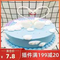 Valentines Day cake decoration plastic couple Swan baking birthday Black Swan White Swan 10 pairs