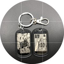 Creative Dunk Master Titanium Steel Military Brand Sakura Wood Flowing Sichuan Maple Car Keychain Personalized Bag Hanging Couple Gift