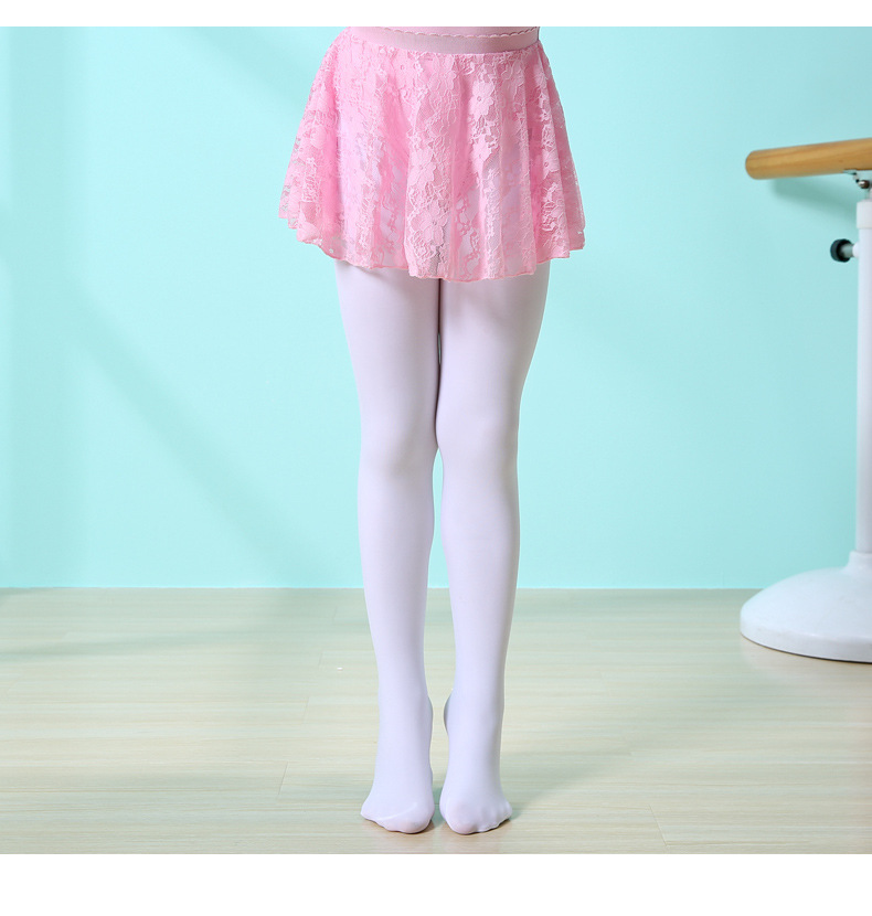 Children's dance socks white pantyhose summer girls inner pantyhose stockings velvet exercise socks thin stocking