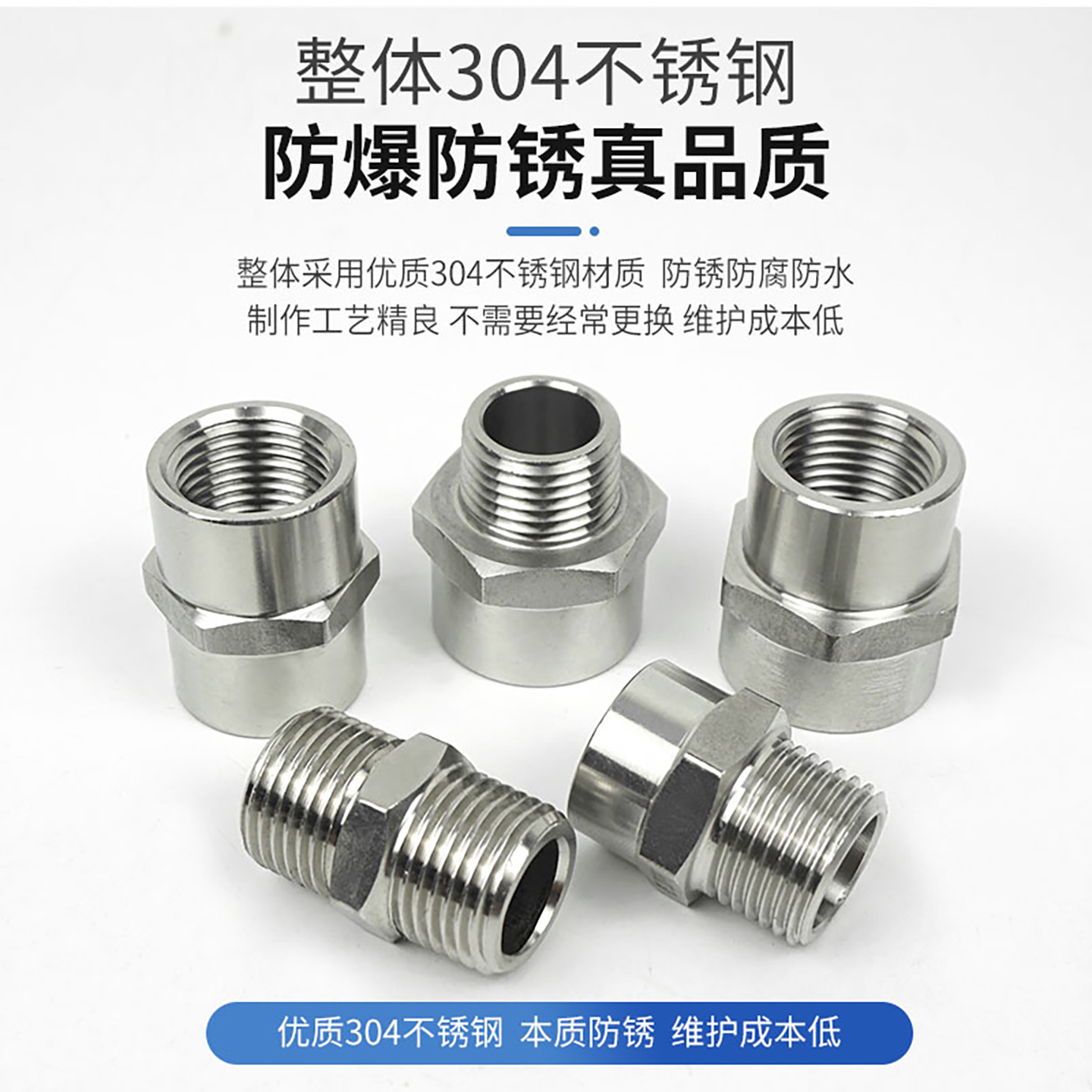 304不锈钢卫生级快装连接器:工业洁净流体传输的秘密武器